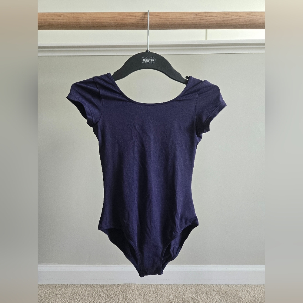 Girls Navy Blue Ballet Leotard